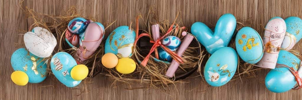 Easter basket banner