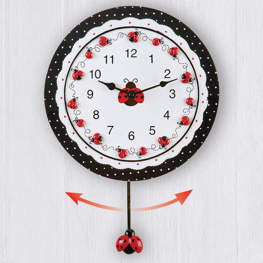 Unique gift ideas for ladybug lovers -Ladybug clock